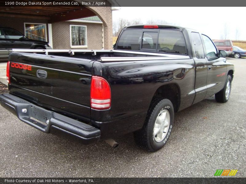 Black / Agate 1998 Dodge Dakota Sport Extended Cab
