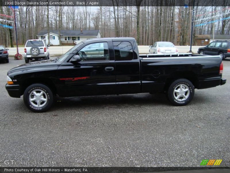 Black / Agate 1998 Dodge Dakota Sport Extended Cab