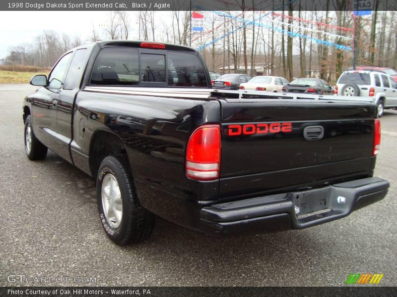 Black / Agate 1998 Dodge Dakota Sport Extended Cab