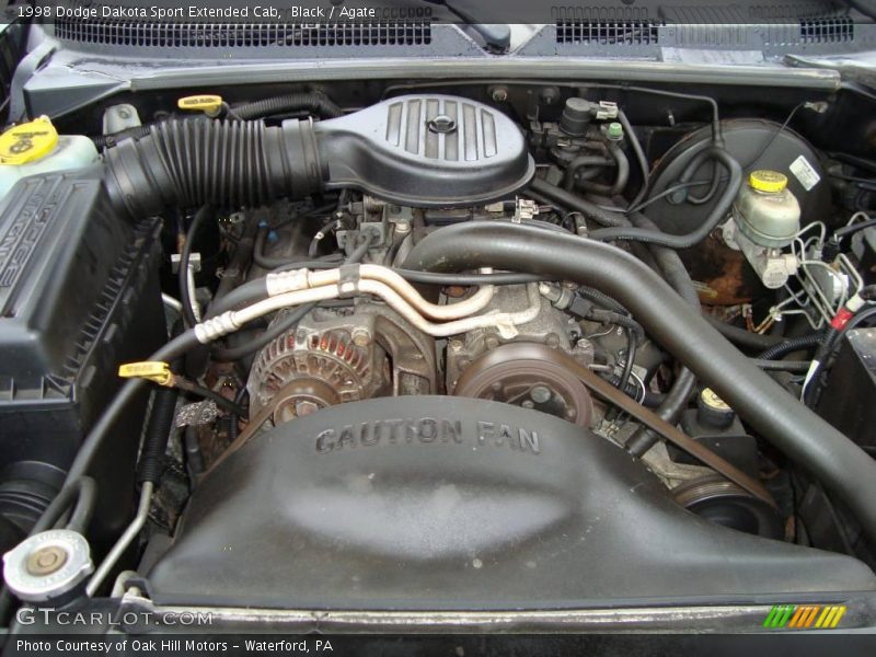 Black / Agate 1998 Dodge Dakota Sport Extended Cab
