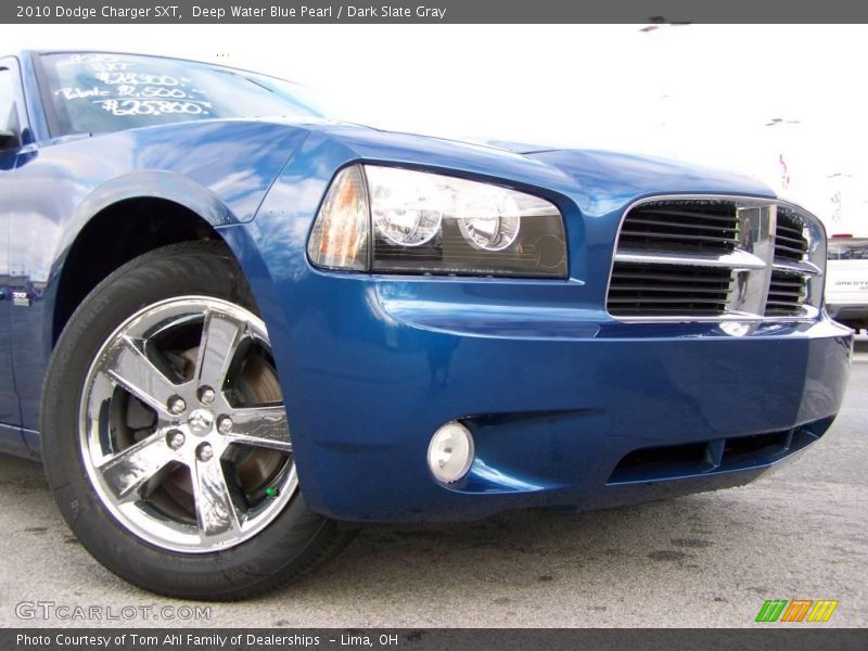 Deep Water Blue Pearl / Dark Slate Gray 2010 Dodge Charger SXT