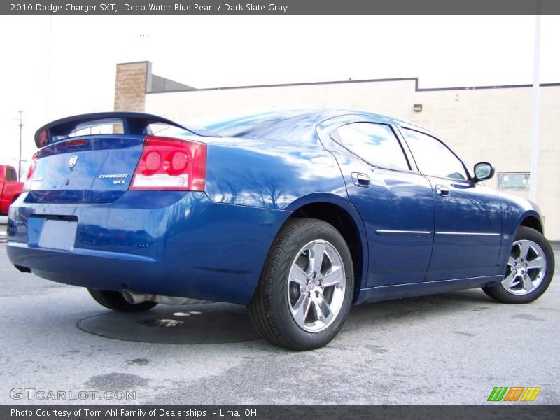 Deep Water Blue Pearl / Dark Slate Gray 2010 Dodge Charger SXT