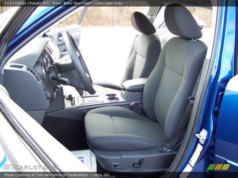Deep Water Blue Pearl / Dark Slate Gray 2010 Dodge Charger SXT