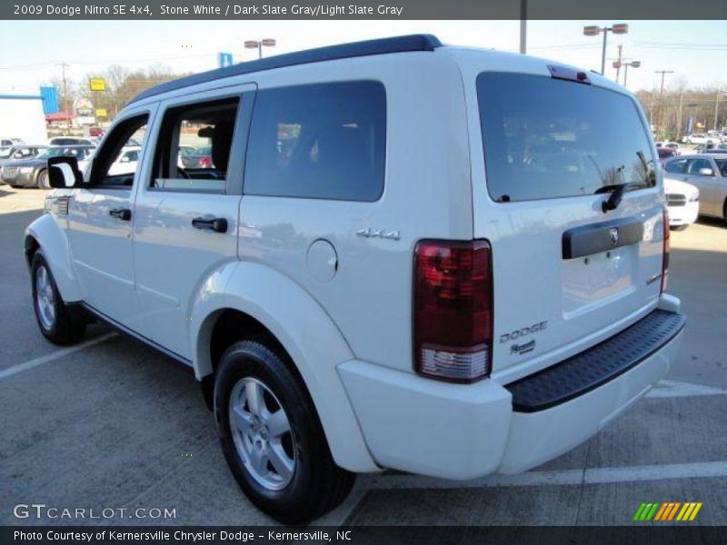 Stone White / Dark Slate Gray/Light Slate Gray 2009 Dodge Nitro SE 4x4