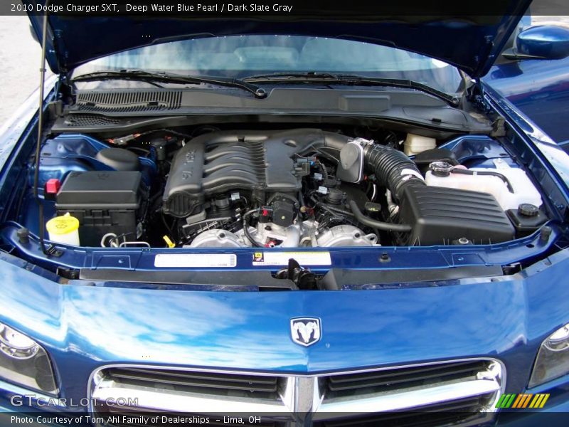 Deep Water Blue Pearl / Dark Slate Gray 2010 Dodge Charger SXT