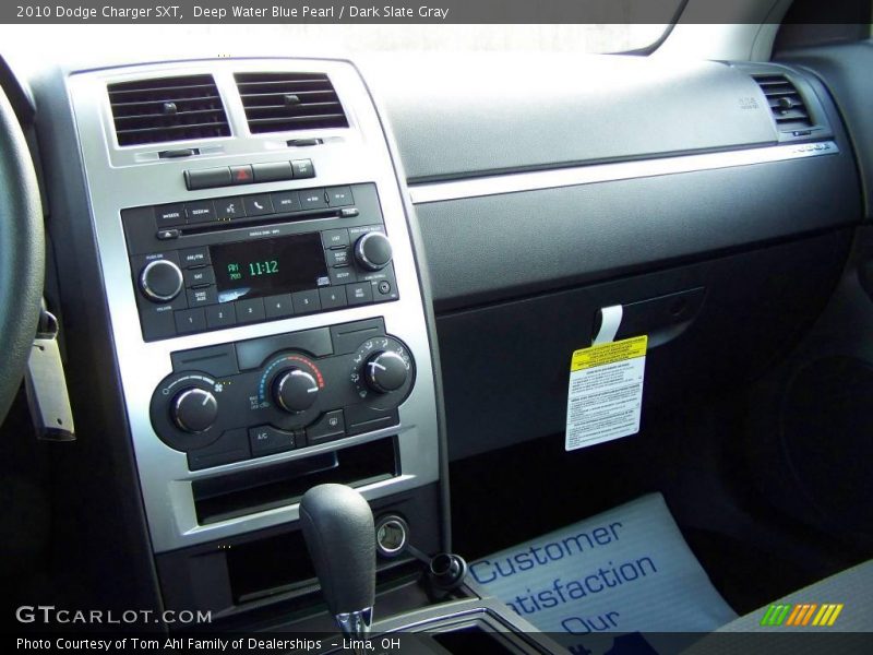 Deep Water Blue Pearl / Dark Slate Gray 2010 Dodge Charger SXT