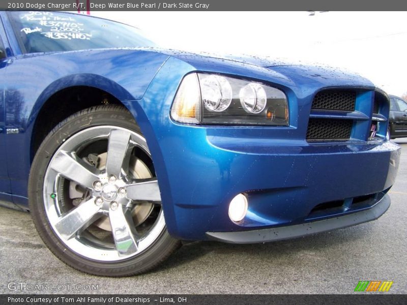 Deep Water Blue Pearl / Dark Slate Gray 2010 Dodge Charger R/T