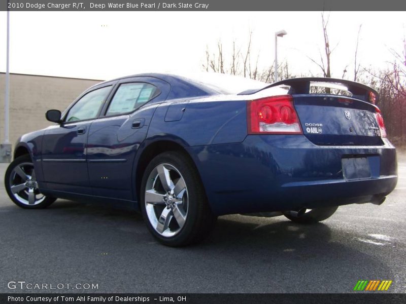 Deep Water Blue Pearl / Dark Slate Gray 2010 Dodge Charger R/T