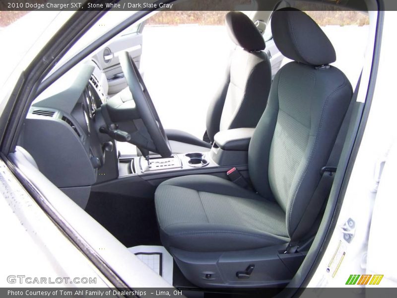Stone White / Dark Slate Gray 2010 Dodge Charger SXT