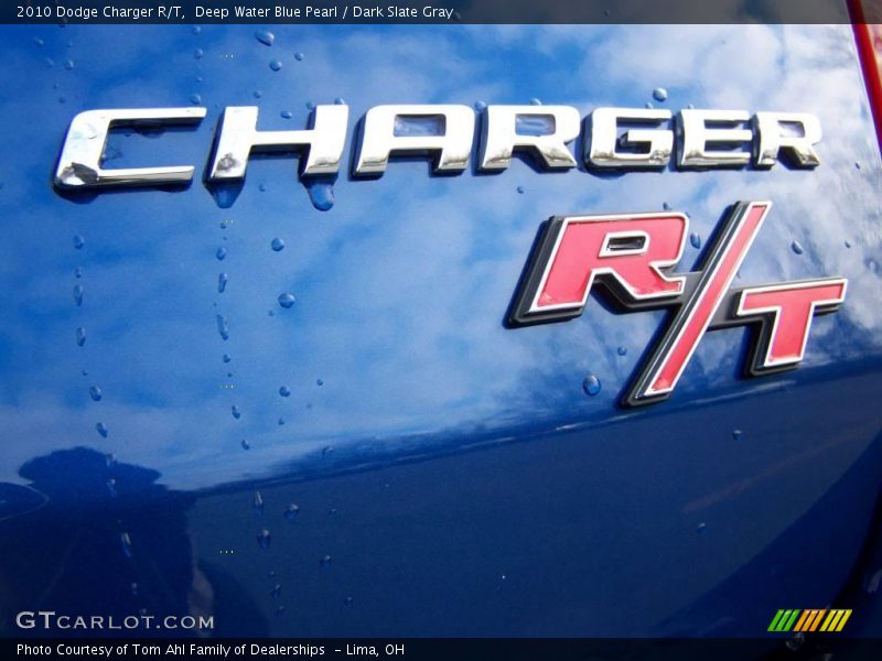Deep Water Blue Pearl / Dark Slate Gray 2010 Dodge Charger R/T