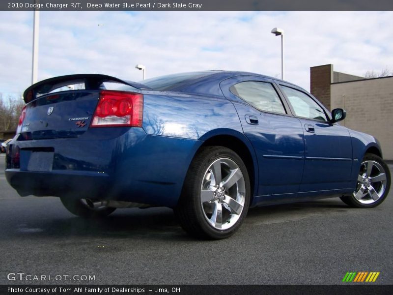 Deep Water Blue Pearl / Dark Slate Gray 2010 Dodge Charger R/T