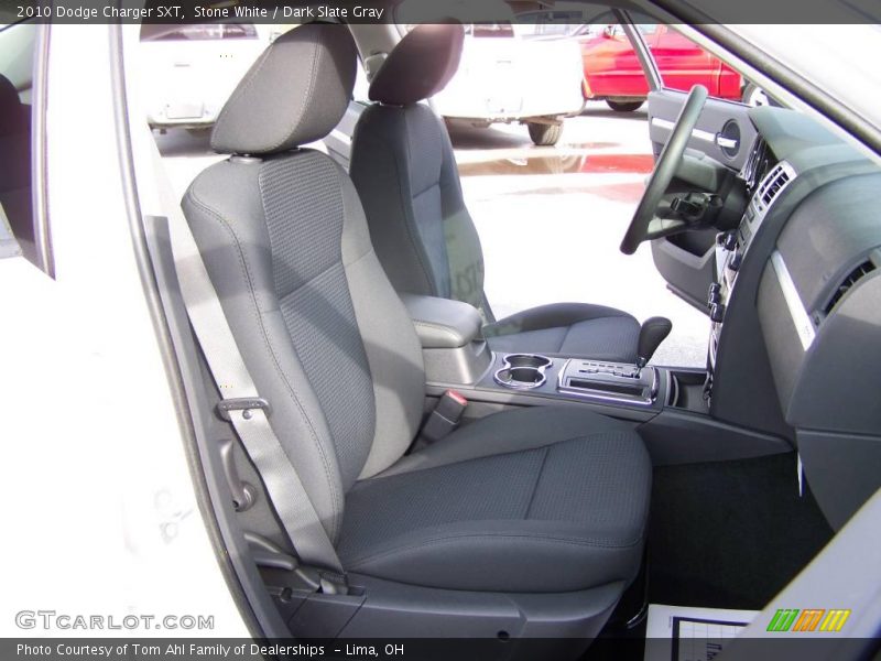 Stone White / Dark Slate Gray 2010 Dodge Charger SXT