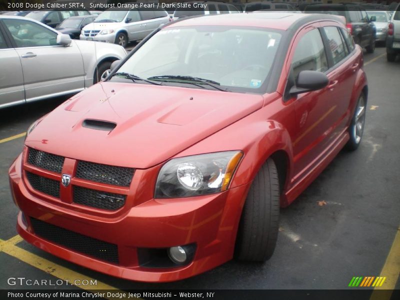 Sunburst Orange Pearl / Dark Slate Gray 2008 Dodge Caliber SRT4