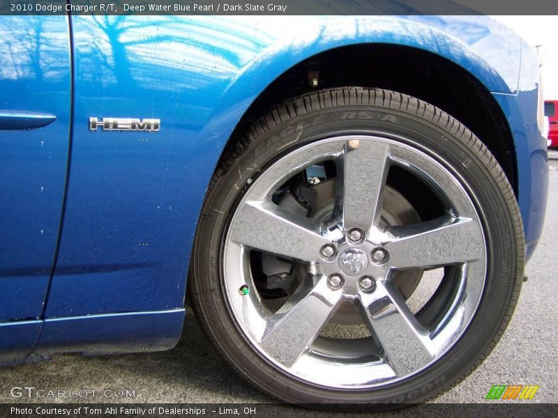 Deep Water Blue Pearl / Dark Slate Gray 2010 Dodge Charger R/T