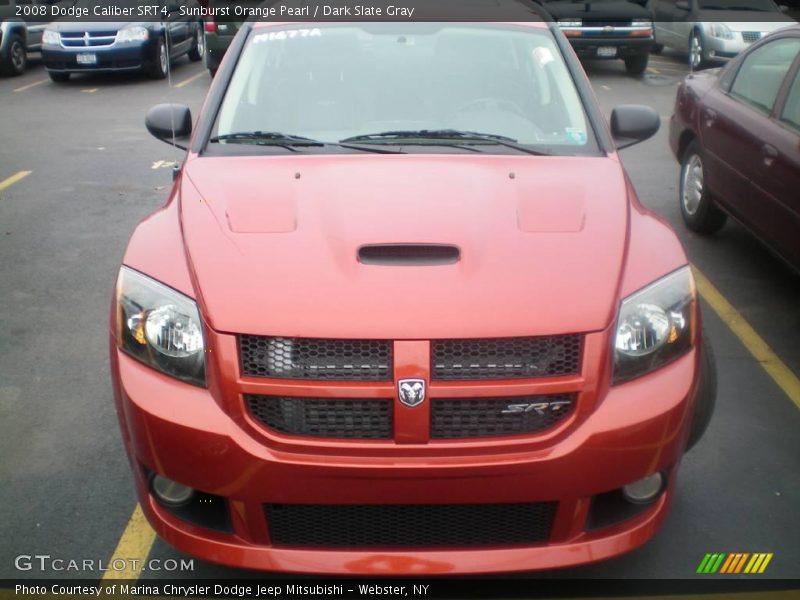 Sunburst Orange Pearl / Dark Slate Gray 2008 Dodge Caliber SRT4
