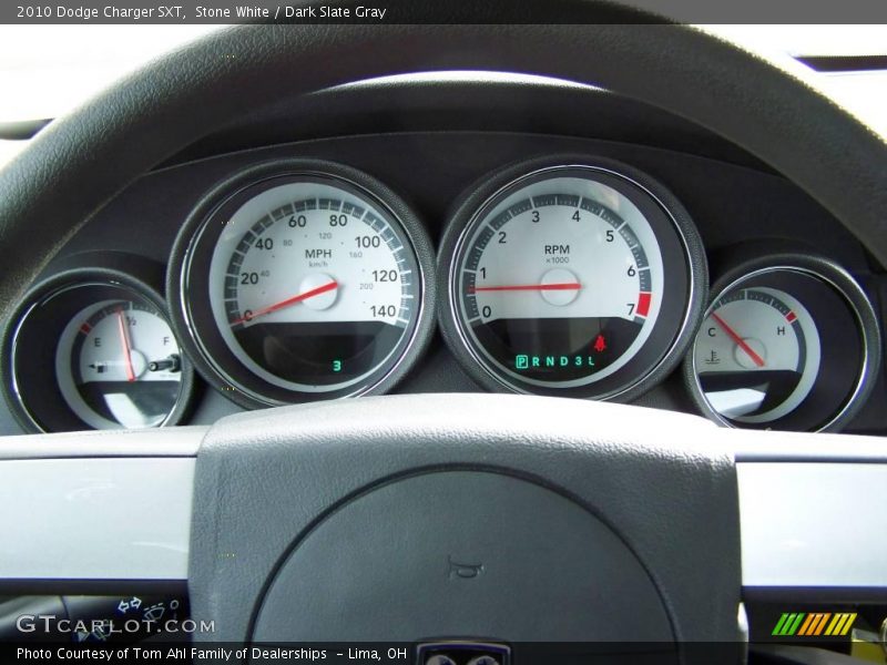 Stone White / Dark Slate Gray 2010 Dodge Charger SXT