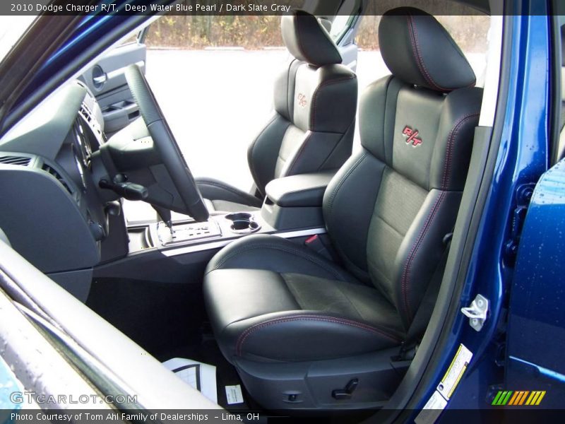 Deep Water Blue Pearl / Dark Slate Gray 2010 Dodge Charger R/T