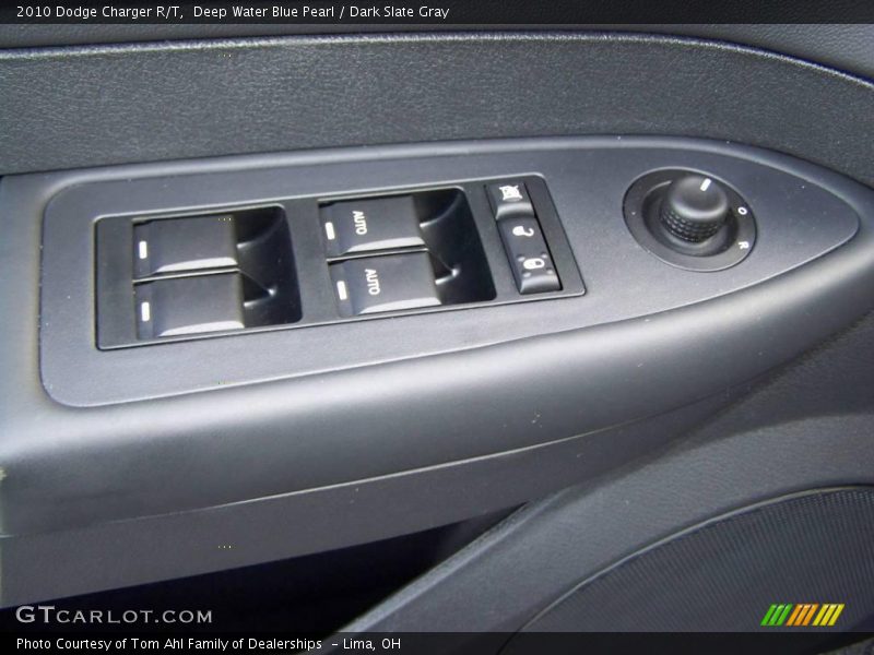 Deep Water Blue Pearl / Dark Slate Gray 2010 Dodge Charger R/T