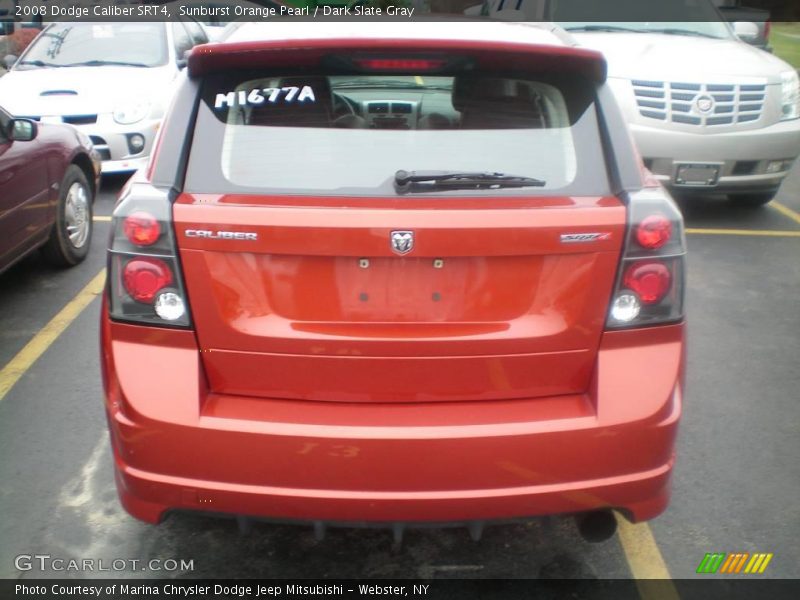 Sunburst Orange Pearl / Dark Slate Gray 2008 Dodge Caliber SRT4