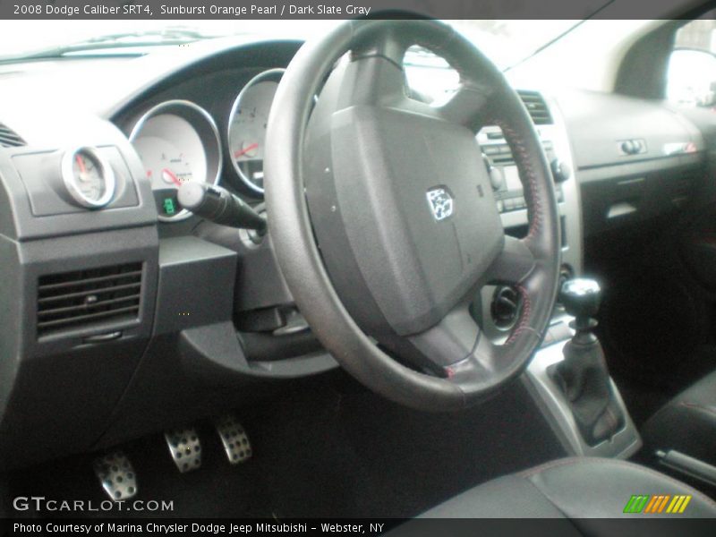 Sunburst Orange Pearl / Dark Slate Gray 2008 Dodge Caliber SRT4