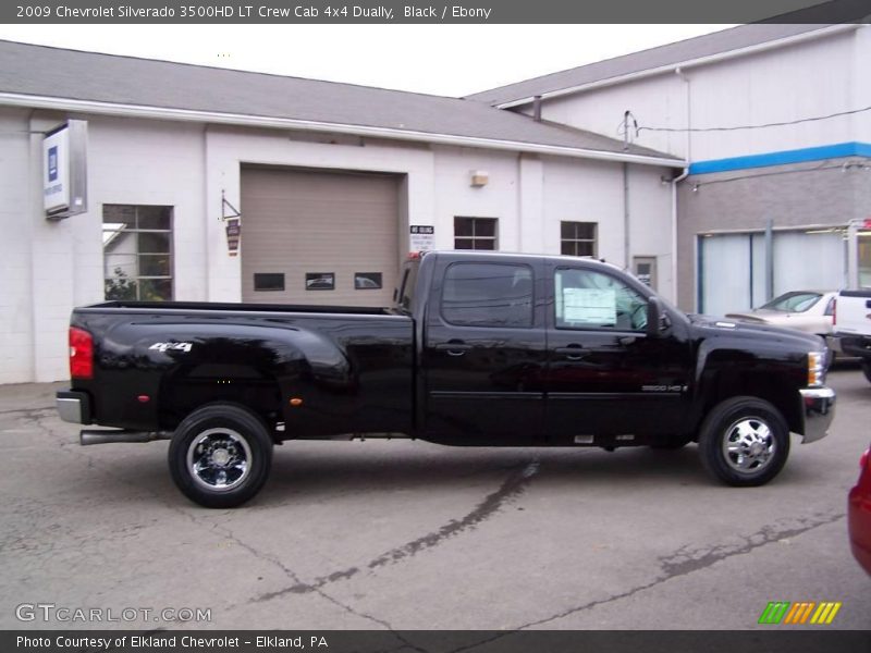 Black / Ebony 2009 Chevrolet Silverado 3500HD LT Crew Cab 4x4 Dually