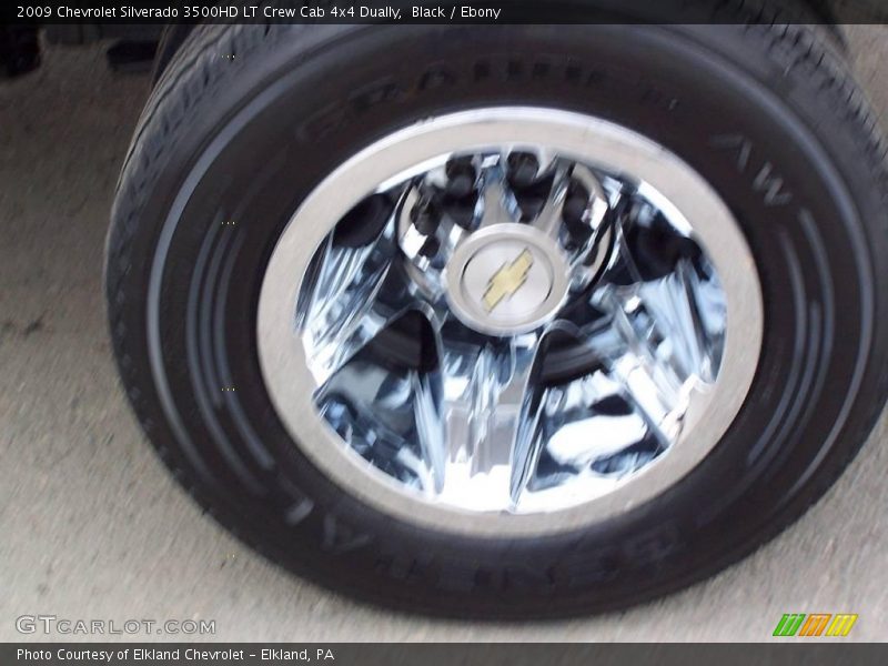 Black / Ebony 2009 Chevrolet Silverado 3500HD LT Crew Cab 4x4 Dually