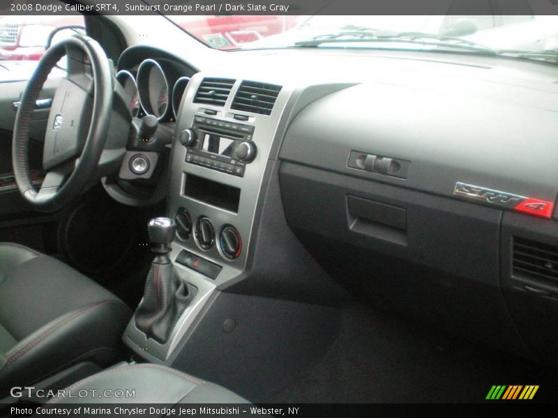 Sunburst Orange Pearl / Dark Slate Gray 2008 Dodge Caliber SRT4