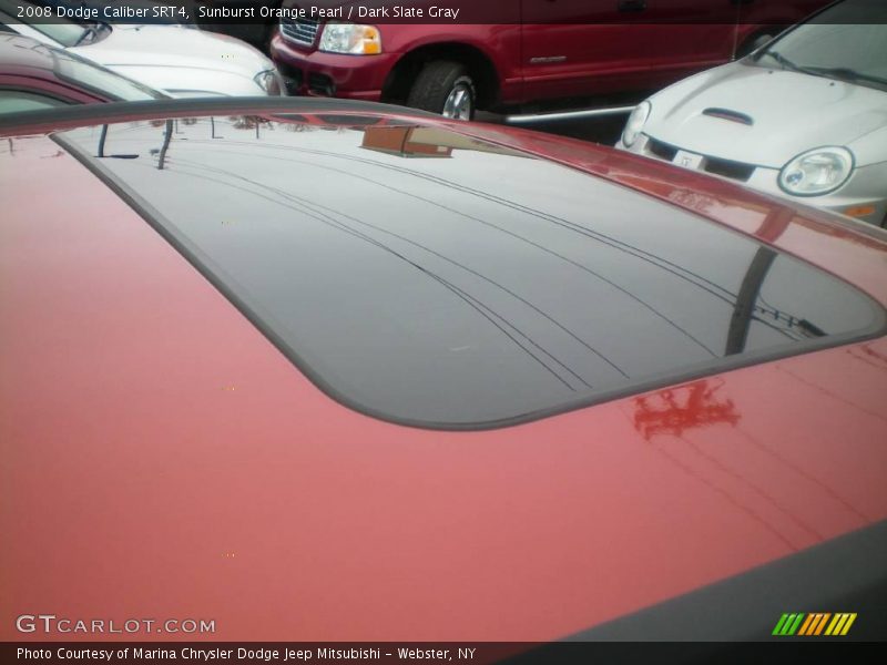 Sunburst Orange Pearl / Dark Slate Gray 2008 Dodge Caliber SRT4