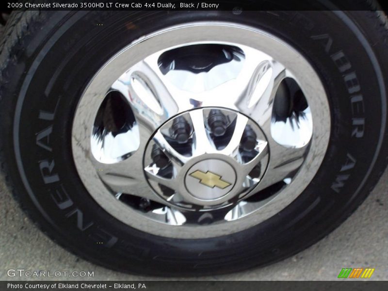 Black / Ebony 2009 Chevrolet Silverado 3500HD LT Crew Cab 4x4 Dually