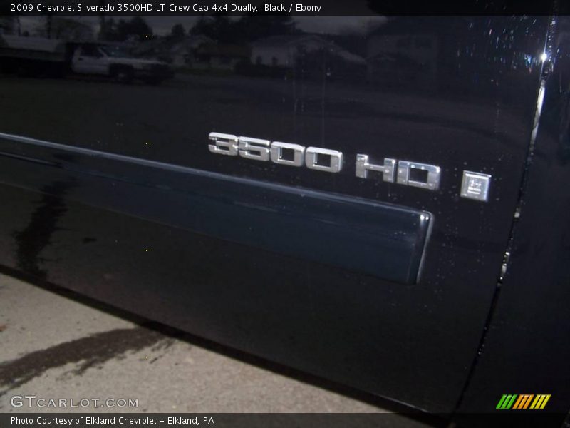 Black / Ebony 2009 Chevrolet Silverado 3500HD LT Crew Cab 4x4 Dually