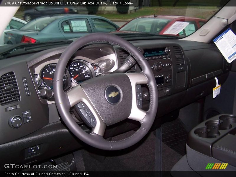 Black / Ebony 2009 Chevrolet Silverado 3500HD LT Crew Cab 4x4 Dually