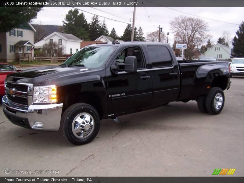 Black / Ebony 2009 Chevrolet Silverado 3500HD LT Crew Cab 4x4 Dually