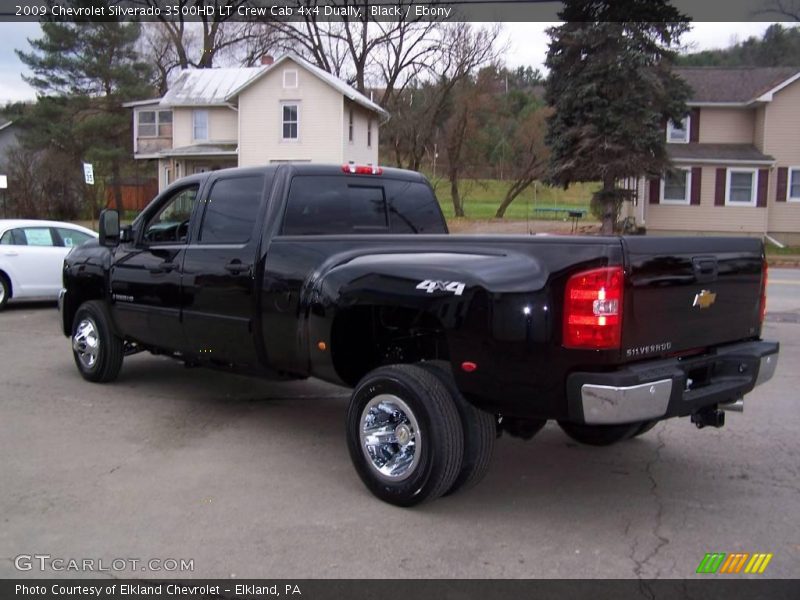 Black / Ebony 2009 Chevrolet Silverado 3500HD LT Crew Cab 4x4 Dually
