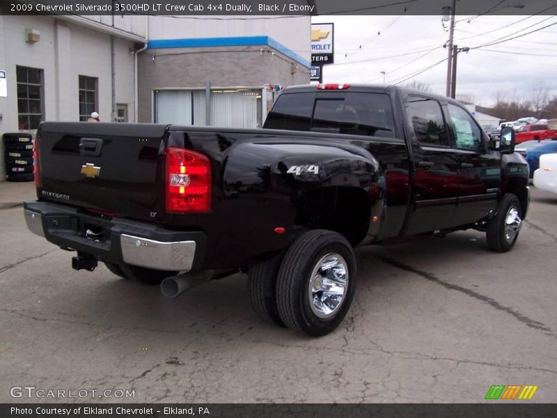 Black / Ebony 2009 Chevrolet Silverado 3500HD LT Crew Cab 4x4 Dually