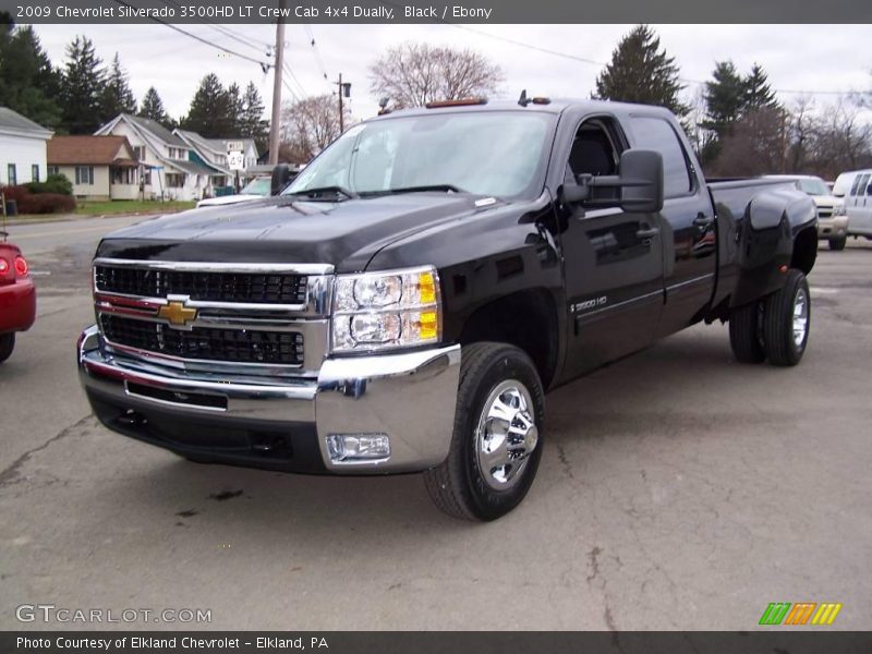 Black / Ebony 2009 Chevrolet Silverado 3500HD LT Crew Cab 4x4 Dually