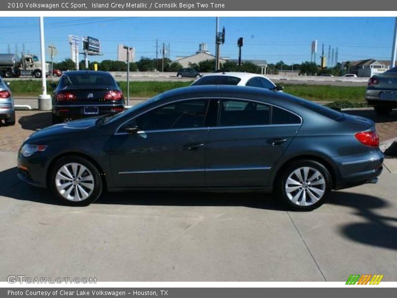 Island Grey Metallic / Cornsilk Beige Two Tone 2010 Volkswagen CC Sport