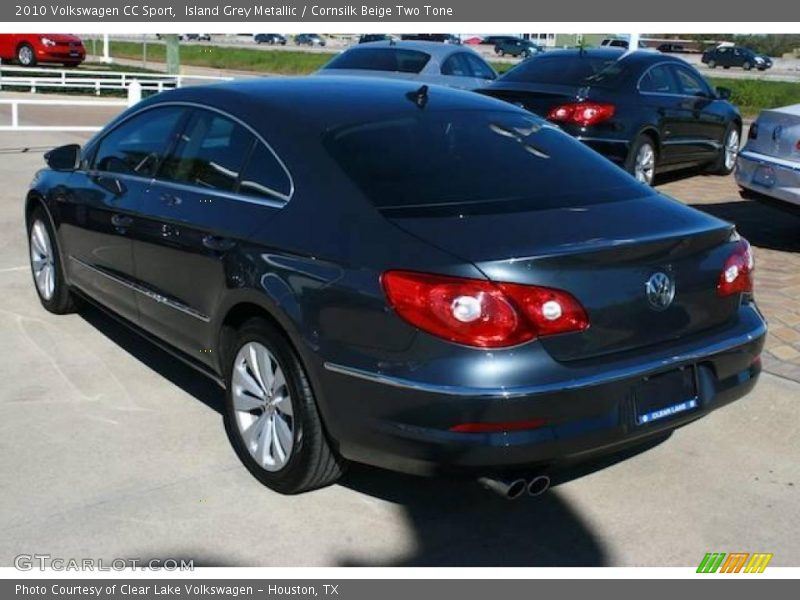 Island Grey Metallic / Cornsilk Beige Two Tone 2010 Volkswagen CC Sport