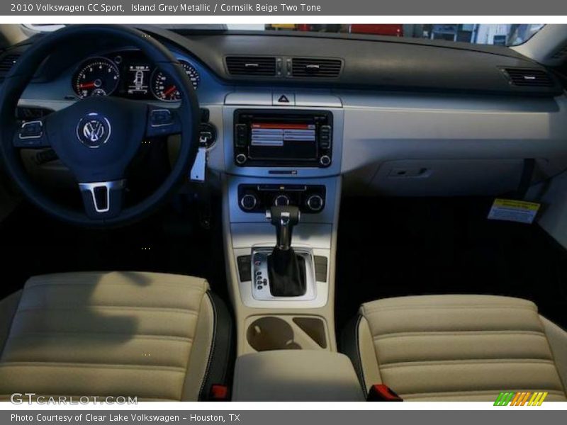 Island Grey Metallic / Cornsilk Beige Two Tone 2010 Volkswagen CC Sport