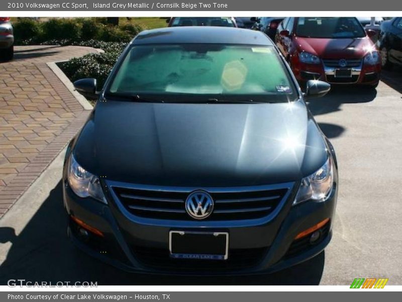 Island Grey Metallic / Cornsilk Beige Two Tone 2010 Volkswagen CC Sport