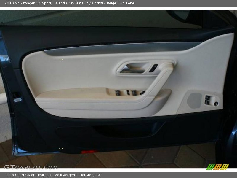 Island Grey Metallic / Cornsilk Beige Two Tone 2010 Volkswagen CC Sport