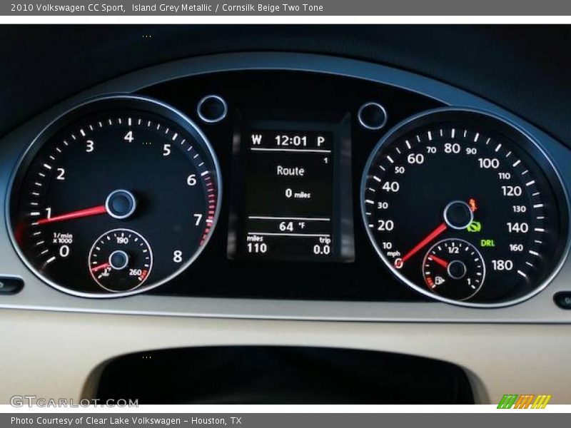 Island Grey Metallic / Cornsilk Beige Two Tone 2010 Volkswagen CC Sport