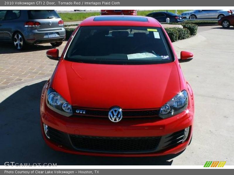 Tornado Red / Interlagos Plaid Cloth 2010 Volkswagen GTI 2 Door