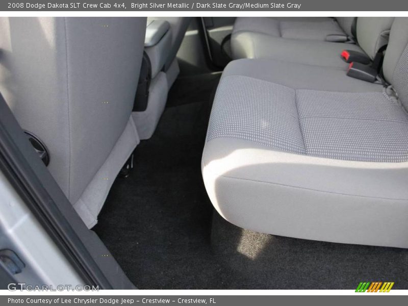 Bright Silver Metallic / Dark Slate Gray/Medium Slate Gray 2008 Dodge Dakota SLT Crew Cab 4x4