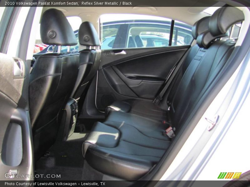 Reflex Silver Metallic / Black 2010 Volkswagen Passat Komfort Sedan
