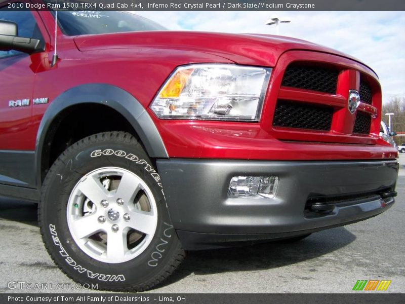 Inferno Red Crystal Pearl / Dark Slate/Medium Graystone 2010 Dodge Ram 1500 TRX4 Quad Cab 4x4