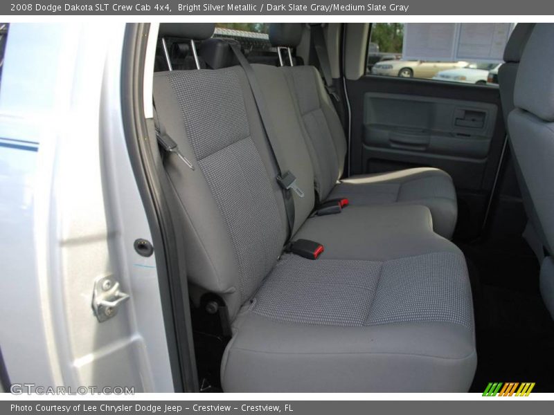 Bright Silver Metallic / Dark Slate Gray/Medium Slate Gray 2008 Dodge Dakota SLT Crew Cab 4x4