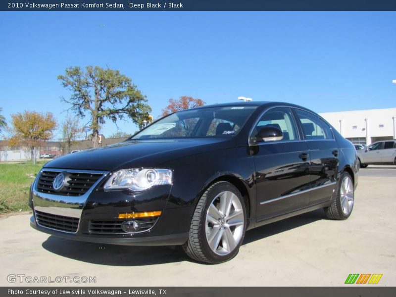 Deep Black / Black 2010 Volkswagen Passat Komfort Sedan