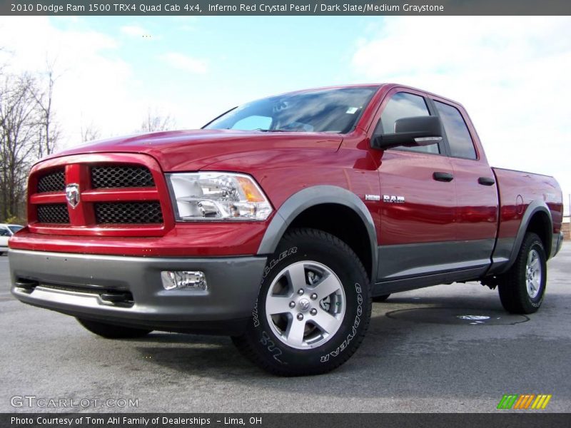 Inferno Red Crystal Pearl / Dark Slate/Medium Graystone 2010 Dodge Ram 1500 TRX4 Quad Cab 4x4