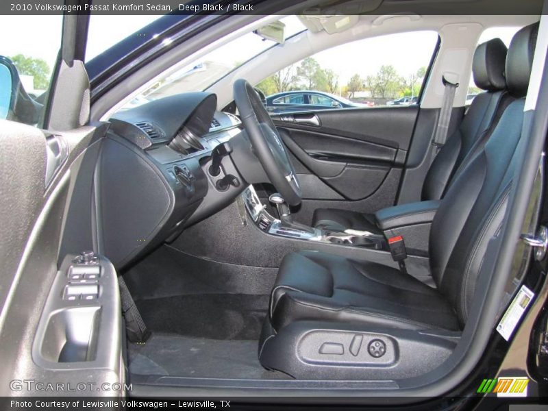 Deep Black / Black 2010 Volkswagen Passat Komfort Sedan