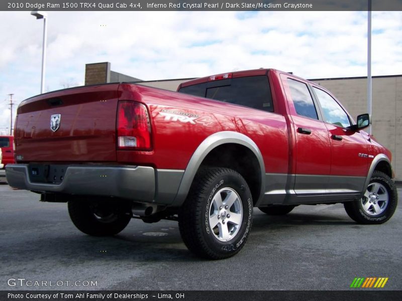 Inferno Red Crystal Pearl / Dark Slate/Medium Graystone 2010 Dodge Ram 1500 TRX4 Quad Cab 4x4